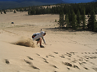 Sandboarding in the Yukon too